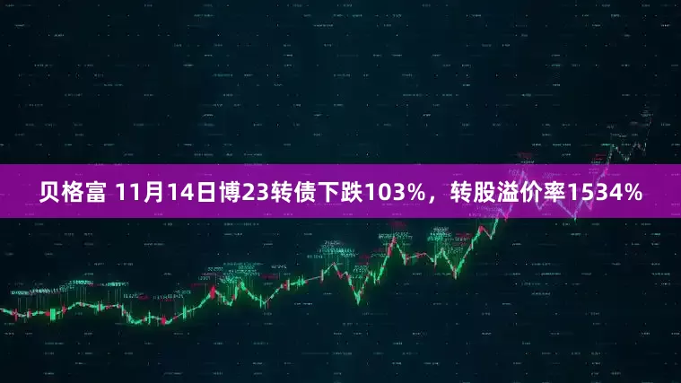 贝格富 11月14日博23转债下跌103%，转股溢价率1534%